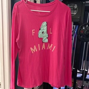 Old Navy Pink Long Sleeve Tee